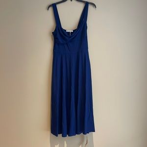 Reformation Dark Blue Jersey Dress Size Medium